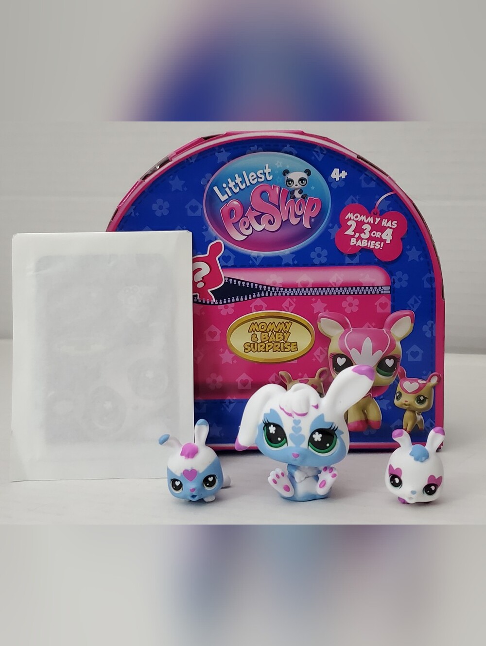 Littlest Pet Shop Mommy Rabbit With 2 Babies Set